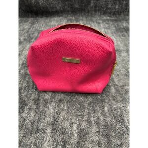 bareMinerals Pink Faux Leather Makeup Bag Cosmetic Pouch Travel